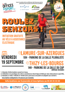 Lire la suite à propos de l’article Initiation au vélo à assistance électrique : vendredi 19 septembre à Lamure