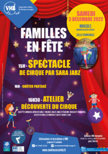 Lire la suite à propos de l’article / COMPLET / Une après-midi pour les familles avec un spectacle et un atelier de cirque : samedi 3 décembre à Monsols