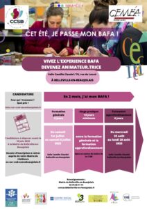 Lire la suite à propos de l’article Cet été 2023, passe ton BAFA !