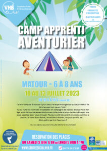 Lire la suite à propos de l’article Camp apprenti aventurier – 6 à 8 ans – Du 10 au 13 juillet 2023 à Matour