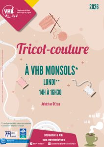 Lire la suite à propos de l’article Tricot-Couture – Reprise à partir du 8 septembre 2025