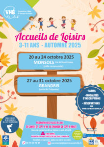 Lire la suite à propos de l’article Accueils de loisirs – Automne 2025