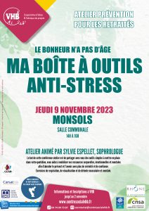 Lire la suite à propos de l’article Atelier retraités – Le bonheur n’a pas d’âge : ma boîte à outils anti-stress – jeudi 9 novembre 2023 à Monsols