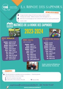 Lire la suite à propos de l’article Matinées de la Ronde des Sapinous à venir – 2023-2024