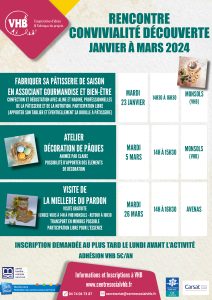 Lire la suite à propos de l’article Fabriquer sa pâtisserie de saison en associant gourmandise et bien-être : mardi 23 janvier à Monsols