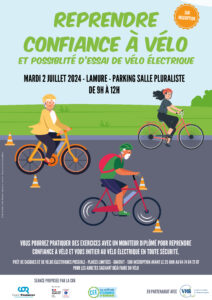 Lire la suite à propos de l’article Reprendre confiance à vélo et possibilité d’essai de vélo électrique : mardi 2 juillet à Lamure