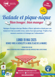 Lire la suite à propos de l’article Balade et pique nique pour les retraités – Lundi 19 mai