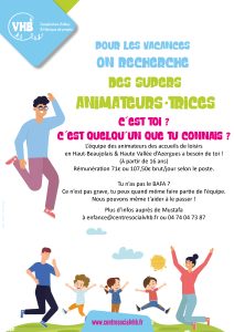 Lire la suite à propos de l’article Pour les vacances on recherche des supers animateurs-trices