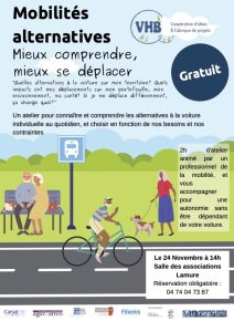 Lire la suite à propos de l’article Atelier mobilité : 24 novembre à Lamure