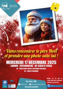 Lire la suite à propos de l’article Viens rencontrer le père Noël et prendre une photo avec lui – Mercredi 17 décembre à Lamure