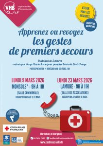 Lire la suite à propos de l’article Atelier initiation premiers secours à Monsols  ou Lamure
