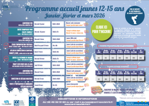 Lire la suite à propos de l’article Programme accueil jeunes – Janvier à mars 2026