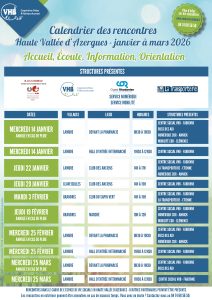 Lire la suite à propos de l’article Rencontres avec VHB et des partenaires : Janvier à Mars 2026