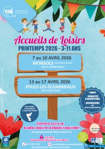 Lire la suite à propos de l’article Accueils de loisirs – Printemps 2026