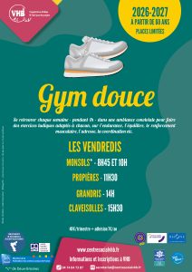 Lire la suite à propos de l’article Gym douce – Reprise à partir du vendredi 11 septembre 2026