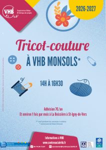 Lire la suite à propos de l’article Tricot-couture 2026-2027