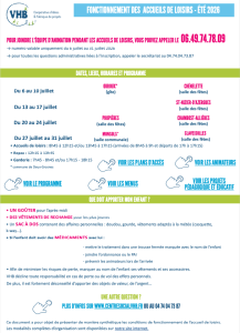 Lire la suite à propos de l’article Fonctionnement des accueils de loisirs – ÉTÉ 2026